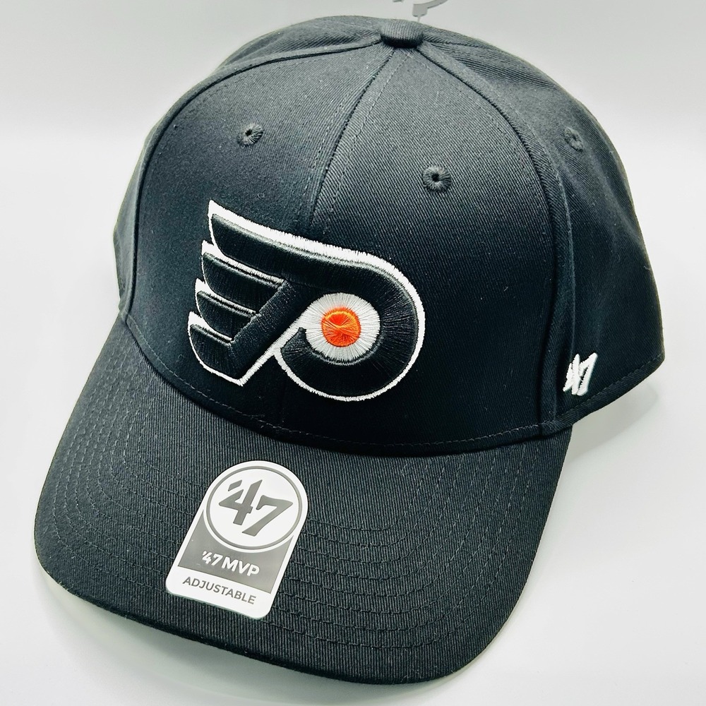 Philadelphia Flyers '47 Brand Team Logo MVP Hat Cap Adjustable Strapback NHL